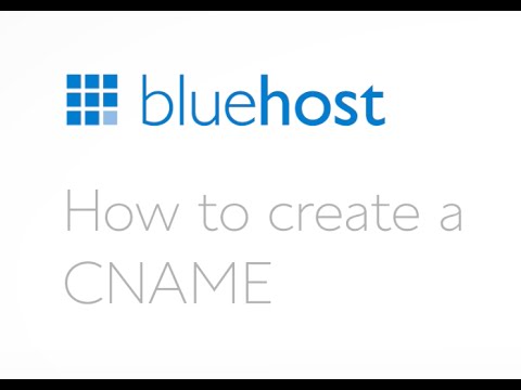 How to create a CNAME.