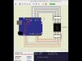 Say Arduino | Arduino UNO - 8x8 matrix LED display - SimulIDE | #shorts #embedded #learning