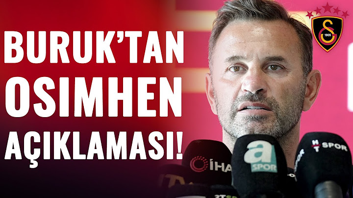 Victor Osimhen Galatasaray'da! Okan Buruk Transferi Canlı Yayında Patlattı!