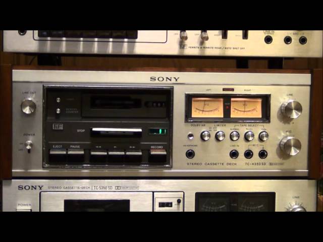 カセットデッキ SONY TC-4350SDの動作 - YouTube