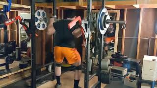 295 lbs (130 kg) pause squats for 4