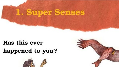 Super senses chapter 1 EVS full explaination with QUESTIONS/ANSWERS class 5th
