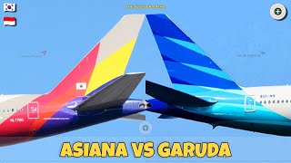 Asiana Airlines Vs Garuda Indonesia Comparison 2024! 🇰🇷 Vs 🇮🇩