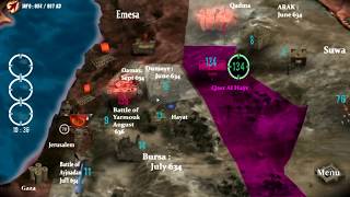 Caliphate Route 634 - 637 AD conquest Jerusalem & levant screenshot 2