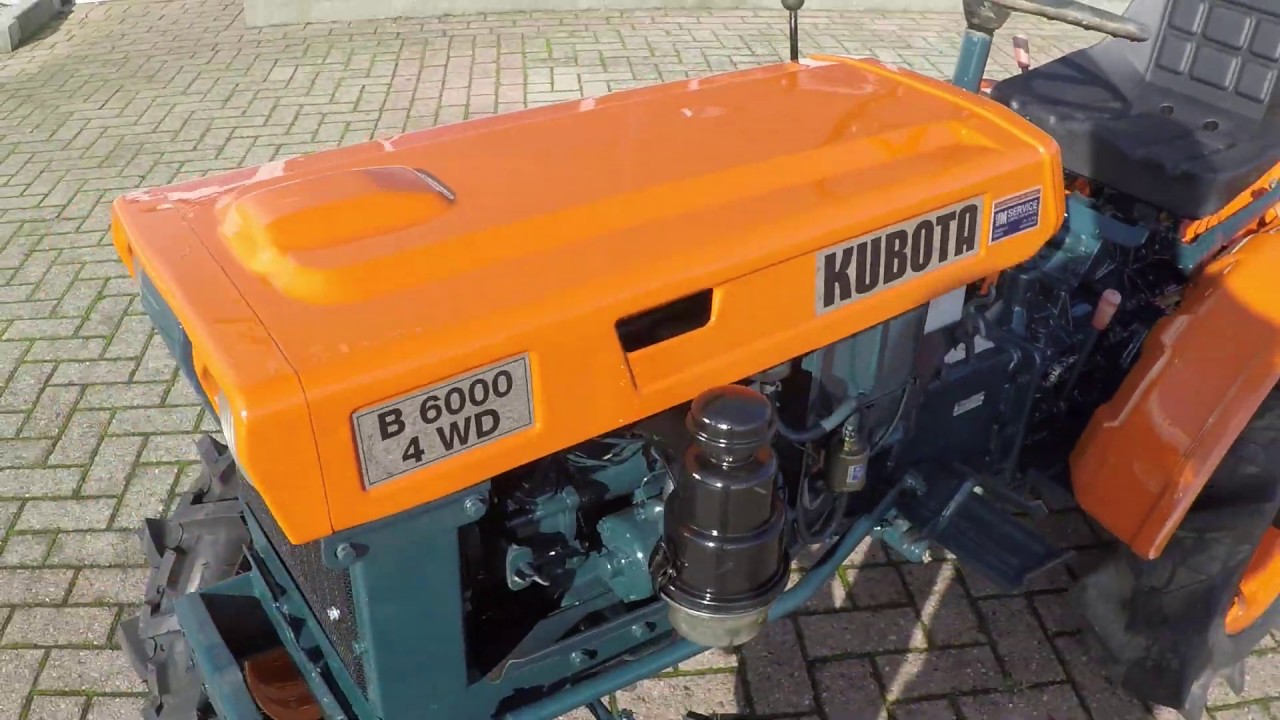 Kubota B6000 4wd / Grondfrees