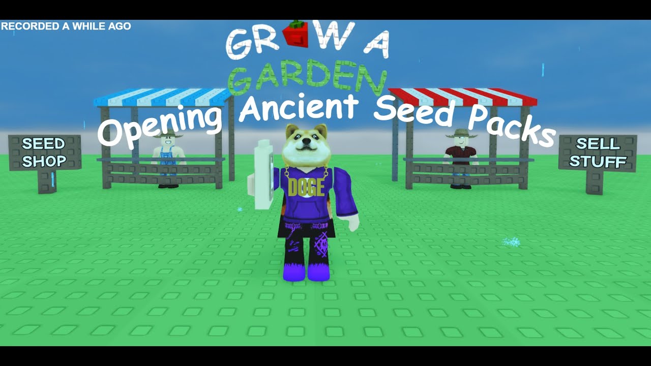 Opening Ancient Seed Packs | Grow A Garden