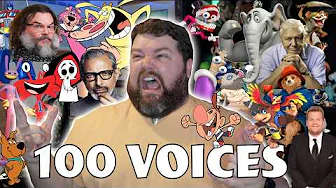 Voice Actor Does 100 Impressions...Again, Again!