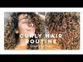 EASY CURLY HAIR ROUTINE