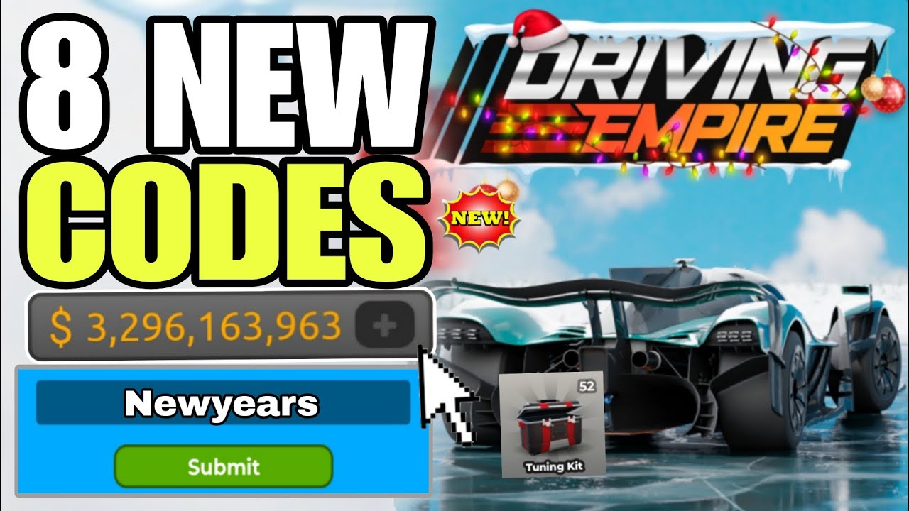 NEW CODES ROBLOX DRIVING EMPIRE CODES IN JANUARY 2026 UPDATE 