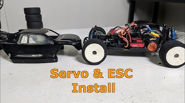 Rebuilding my old Team Associated RC18T2 - Servo, ESC and Body! Part 2
