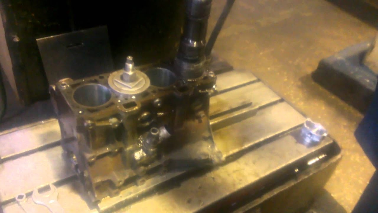 хонинговка блока Ваз 11193 приора 2170 - YouTube