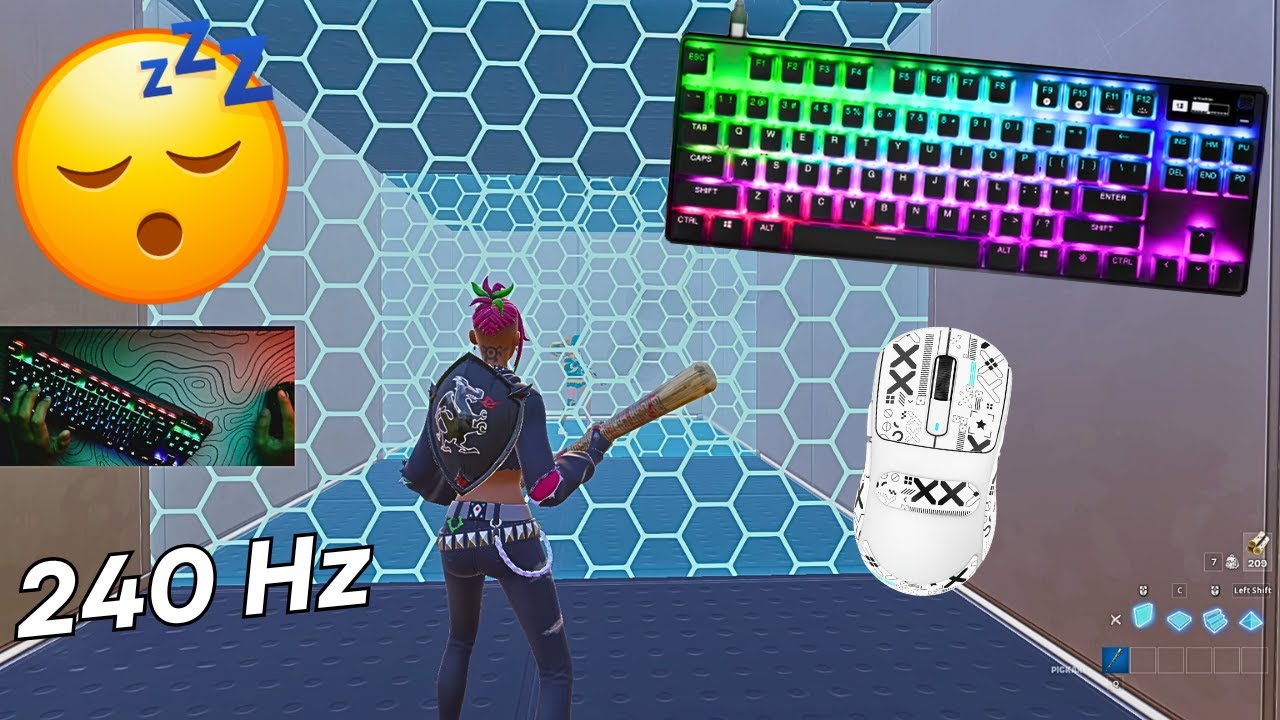 FREE Bug Punk Sunny Skin | Fortnite 1v1 Piece Control😍 SteelSeries Apex Pro TKL ASMR😴💤