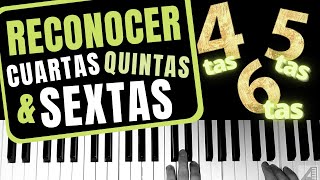 Reconocimiento auditivo de cuartas, quintas y sextas - Cómo diferenciar los intervalos