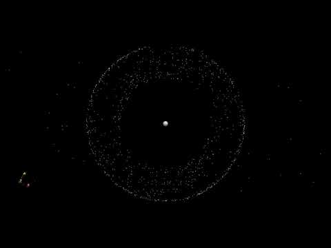 N-Body Simulation 2 - 1000 bodies- Orbits