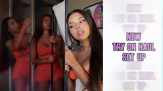 Building My New Try On Haul Set Up vlog  Tiana Musarra