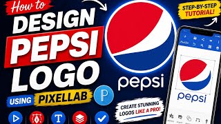 How to Design Pepsi Logo using Pixellab 