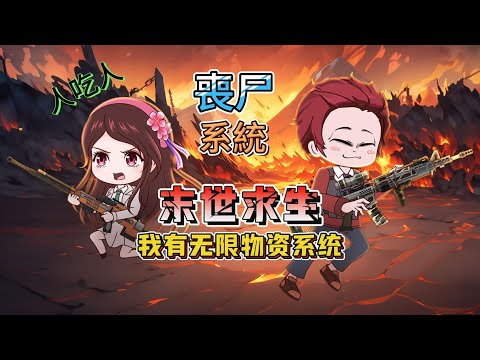 降臨末世，拥有无限物资系统，每天一個無限物質，刷怪，人吃人，喪尸，槍戰...