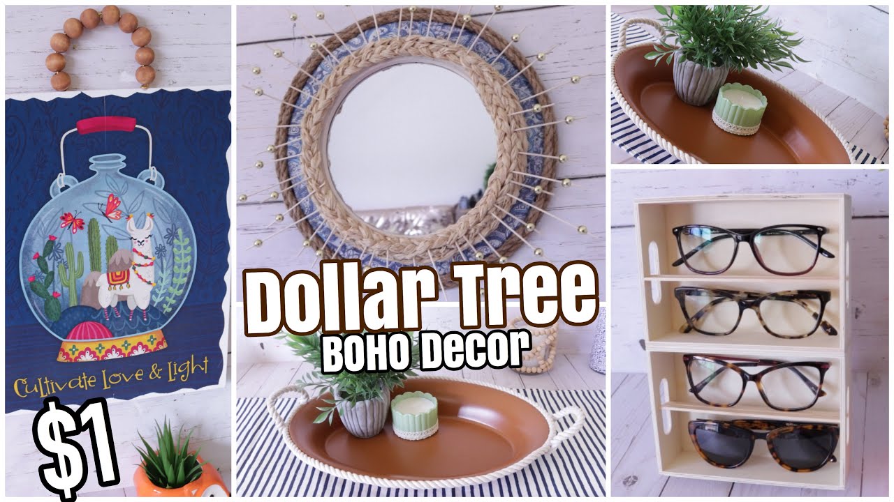 DOLLAR Tree DIY BOHO Home Decor YouTube