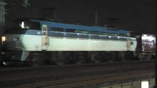 片目ライト切れあり ㋵1065レ・1352レ EF210-127・EF66-101(片目ライト切れ)
