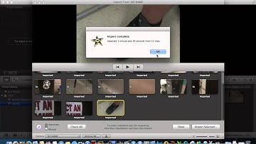 iMovie Tutorial   Importing Footage