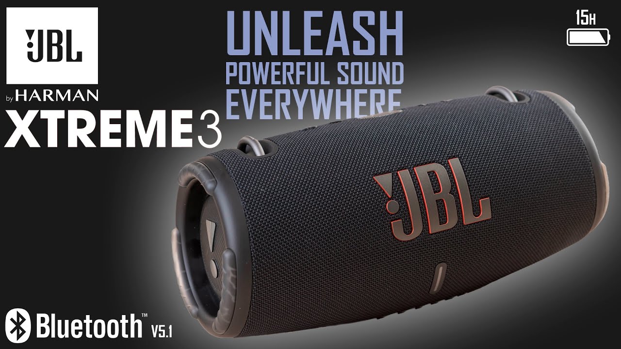 Parlante bluetooth JBL Xtreme 3 con correa manos libre – MEIKO