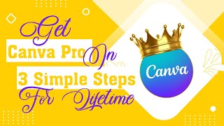 Canva pro free | Canva Pro Version without investment | free mai canva ka pro version istemal karien