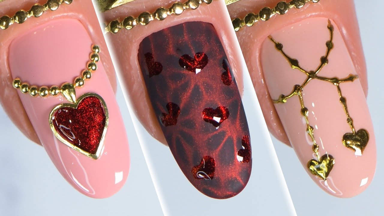 Дизайн ногтей ко Дню святого Валентина 2026 | Новая подборка простых уроков по маникюру ко Дню св...