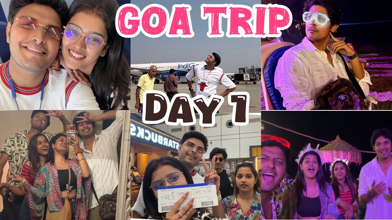 GOA ରେ first Day କେମିତି ଥିଲା 🤗 #anjunabeachgoa #goa #youtube #trip 