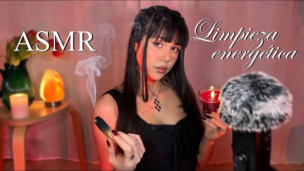 ASMR Limpieza energética 🌙 Para que tu alma este en calma  