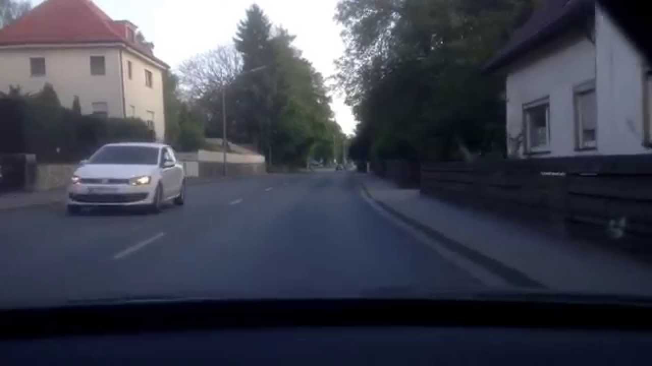 Bundesstraße 2 von Bindlacher Berg durch Bindlach und nach Bayreuth