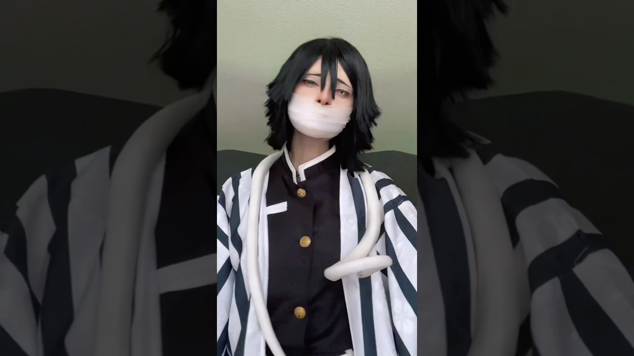 Iguro calm down🥺👹 @Nao2.1 is Obanai #demonslayer #cosplay #obanai #mitsuri