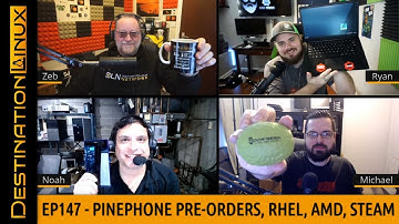Red Hat, AMD, Steam, PinePhone Pre-Orders, Ubuntu on Raspberry Pi, Microsoft Edge & Defender - DL147