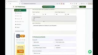 How to Complete Your Profile on CHT Matrimony | Profile Setup Guide | 100% Profile Completion