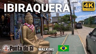 CENTRO de BARRA de IBIRAQUERA #walking 4k uhd TOUR verano 2024 IMBITUBA - SANTA CATARINA - BRASIL