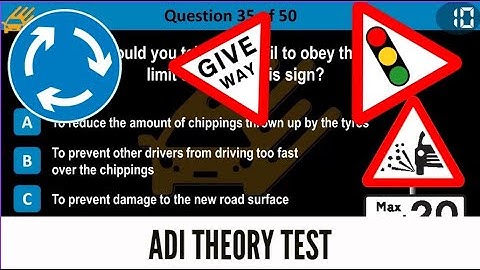 ADI theory test 2024 - Part 1 Mock theory Tests 2024