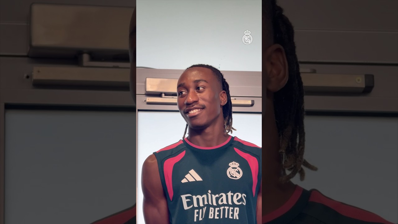 😉 Train with Diomande! #RMCity #RealMadrid #football #Diomande
