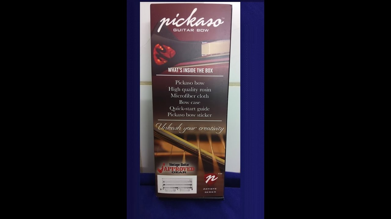 pickaso guitar bow , my very first attempt YouTube