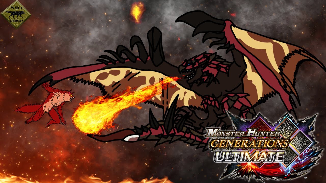 Scorched Sky! (Monster Hunter Generations Ultimate Dreadking Rathalos ...