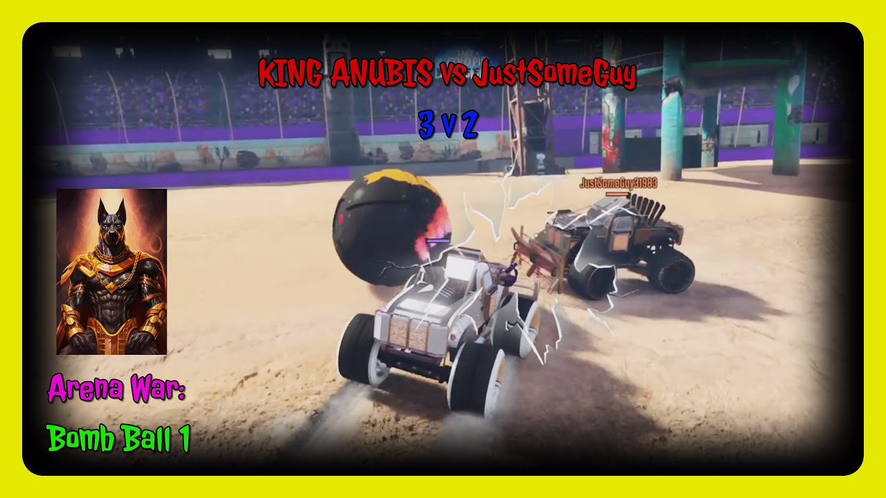 Arena War Bomb Ball: KING ANUBIS vs JustSomeguy 3 versus 2 match - YouTube