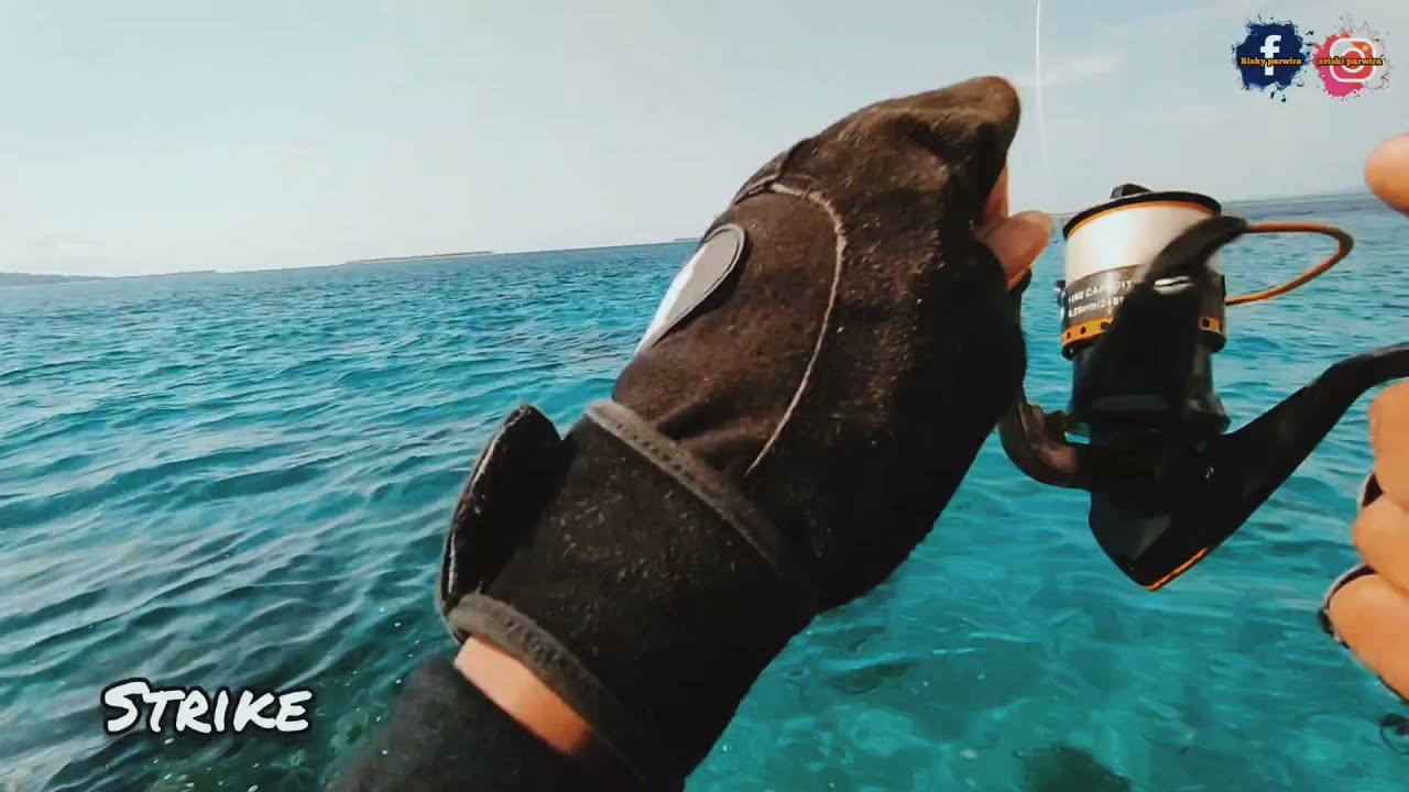 MANCING DI LOMBOK UTARA SPOT KARANG DANGKAL pantai kecinan lombok ntb