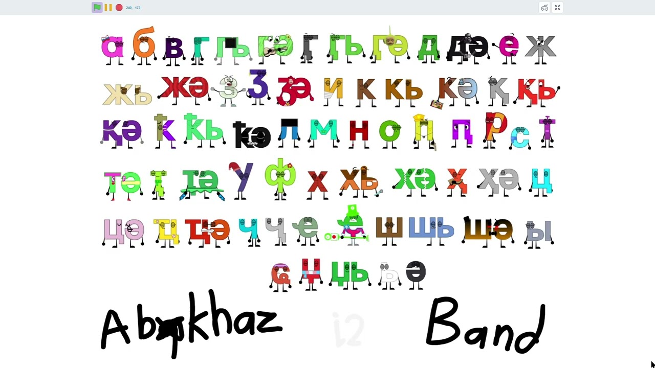 Абхазская строчная группа Алекса Jumpstart (версия группы)