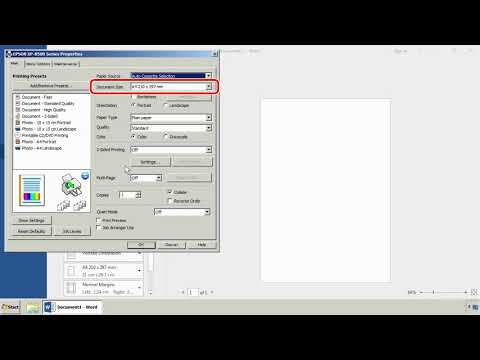 How to Print on Envelope Using Rear Paper Feed (Epson XP-8500) NPD5848