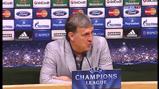 Rueda de prensa de Tata Martino tras el partido de champions Barcelona 4- Ajax 0