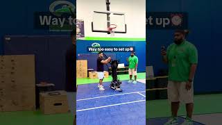 Coach buys portable shooting machine 😮‍💨🔥 #basketballislife #hooping #basketballshorts #shorts