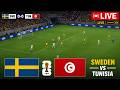 Sweden vs Tunisia live football match today -  BD Commentary