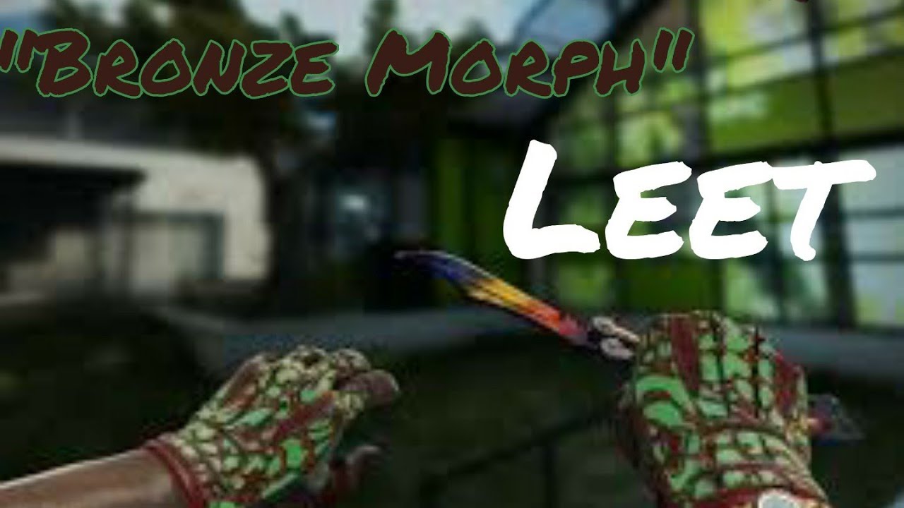 Sport Gloves "Bronze Morph" skin pack YouTube