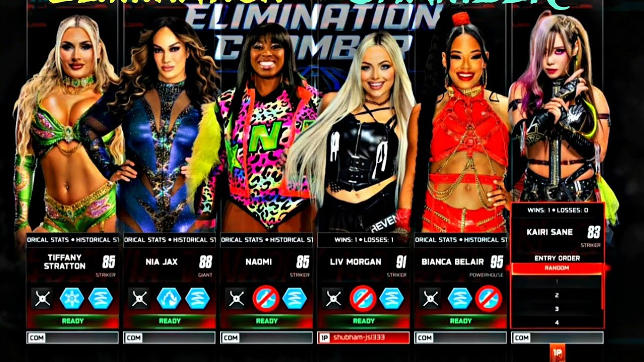 Wwe elimination Chamber match #wwe #wwe2k25 
