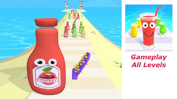 Juice Run 3D Game All Levels Mobile Gameplay Walkthrough Android iOS 378