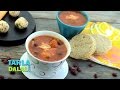 Mexican Tomato Soup with Cottage Cheese Balls by Tarla Dalal