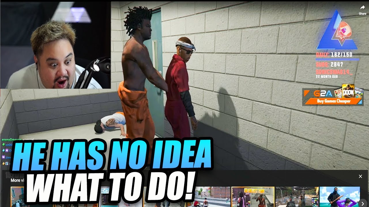 Lysium React to Larry Tried Pressing Bovice! | NoPixel RP | GTA | Seaside